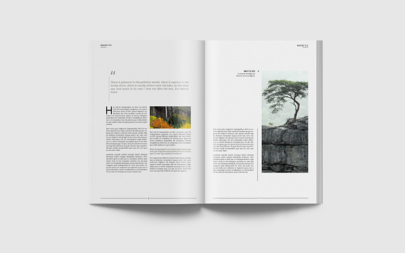 Simple & Clean Magazine Template II in Magazine Templates - product preview 5