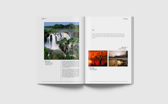 Simple & Clean Magazine Template II in Magazine Templates - product preview 8