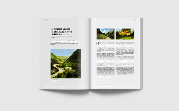 Simple & Clean Magazine Template II in Magazine Templates - product preview 9