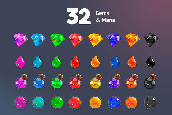 Game icon set in Icons - product preview 6