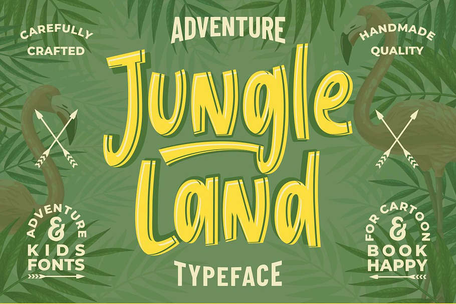 Jungle Land || Kids Typeface