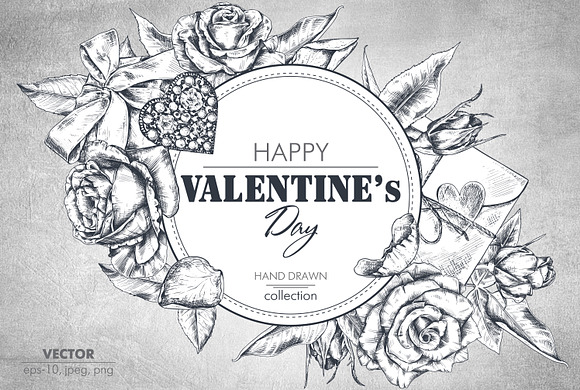 Valentine's Day vector collection in Illustrations - product preview 12