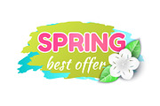 Spring Best Offer Reduction of Price