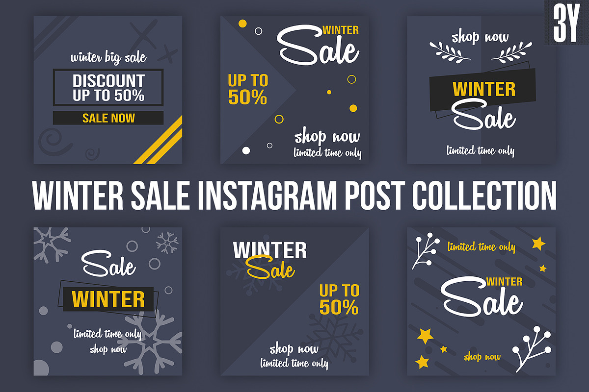 Winter Sale Instagram Collections in Instagram Templates - product preview 8