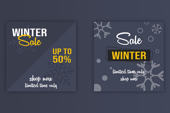 Winter Sale Instagram Collections in Instagram Templates - product preview 1