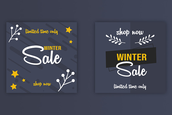 Winter Sale Instagram Collections in Instagram Templates - product preview 3