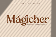 Magicher - Ligature Connected Serif