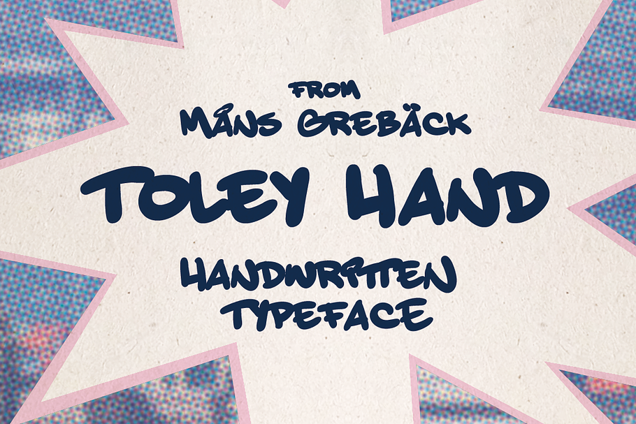 Toley Hand in Display Fonts - product preview 8