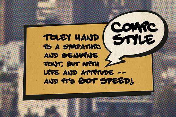 Toley Hand in Display Fonts - product preview 1