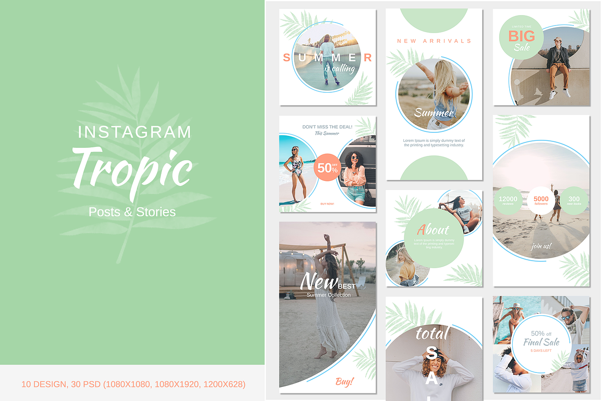 Instagram Posts & Stories in Instagram Templates - product preview 8