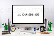 iMac Awesome Geek Web Mockup #100