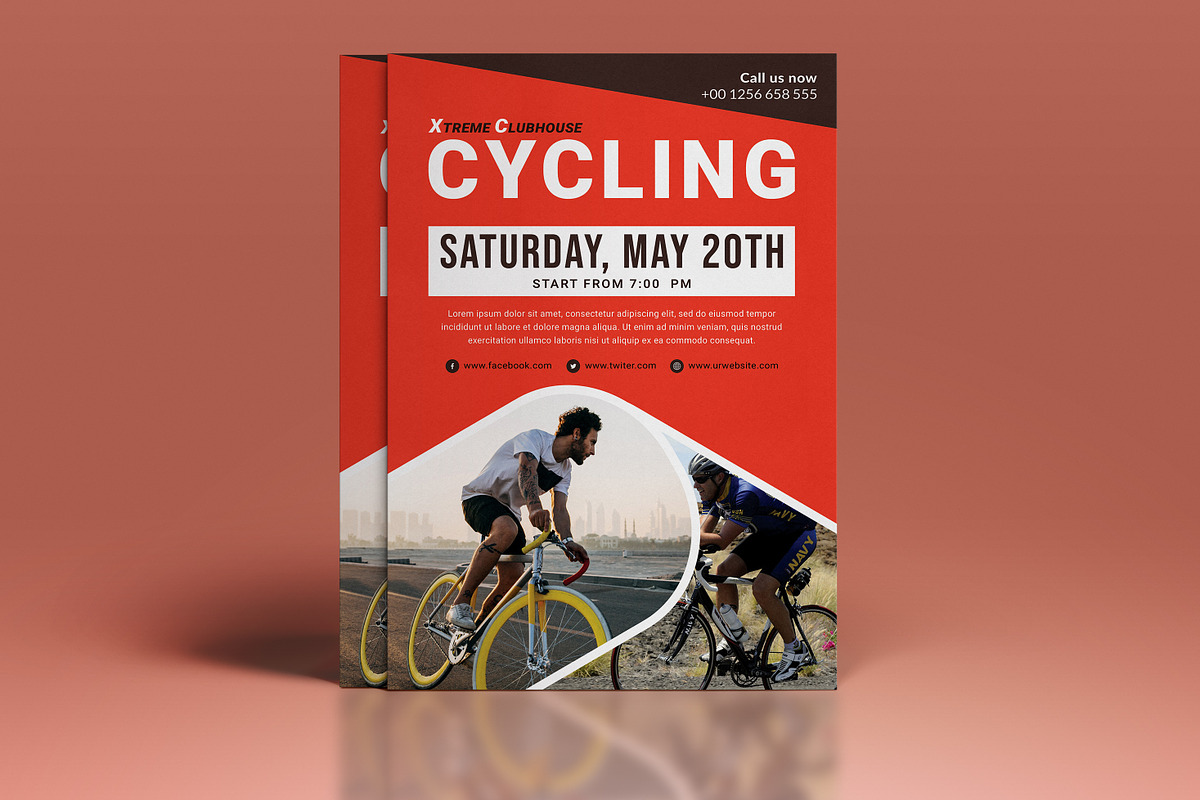 Cycling Flyer in Flyer Templates - product preview 8