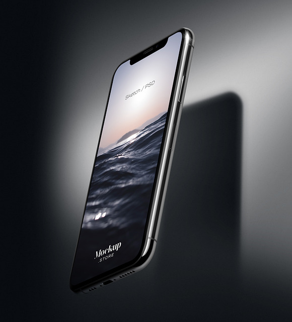 iPhone 11 pro mockup PSD in Mobile & Web Mockups - product preview 2