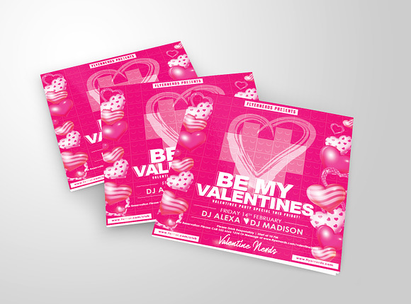 Be My Valentine Flyer in Flyer Templates - product preview 1