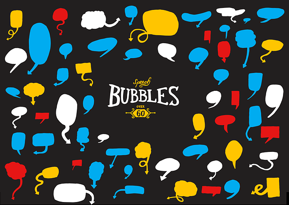 Speech bubble vectors in Illustrations - product preview 1
