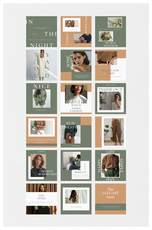 ADELIE Instagram Feed in Instagram Templates - product preview 6
