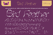 Bird Feather font