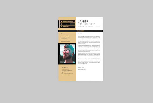 Public Relation Resume Designer in Resume Templates - product preview 2