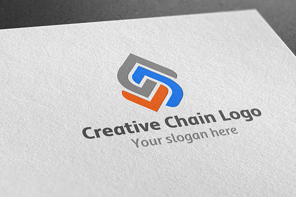 Creative Chain Logo in Logo Templates - product preview 1