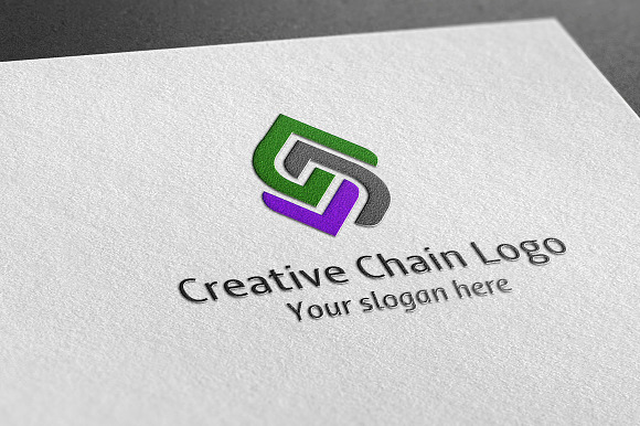 Creative Chain Logo in Logo Templates - product preview 2