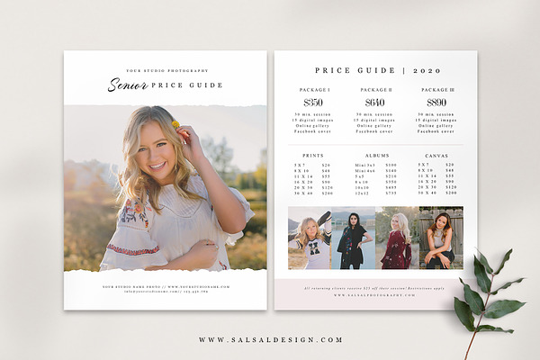 Price Guide Template PG036
