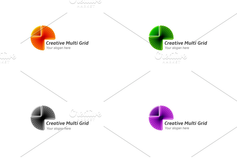 Creative Multi Grid Logo in Logo Templates - product preview 8