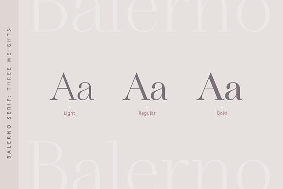 Balerno Serif Family in Serif Fonts - product preview 11