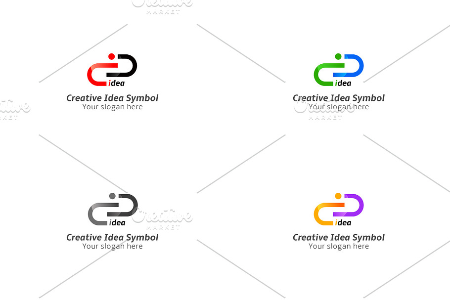Creative Idea Symbol Logo in Logo Templates - product preview 8