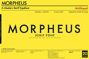 MORPHEUS Serif font