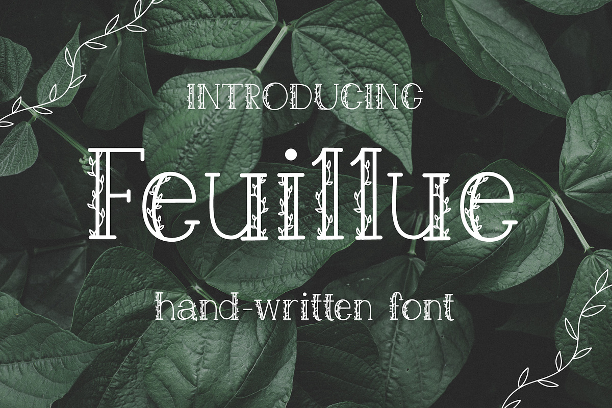 Feuillue | serif font in Display Fonts - product preview 8