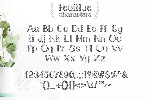 Feuillue | serif font in Display Fonts - product preview 1