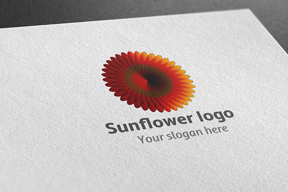 Sunflower Logo in Logo Templates - product preview 1