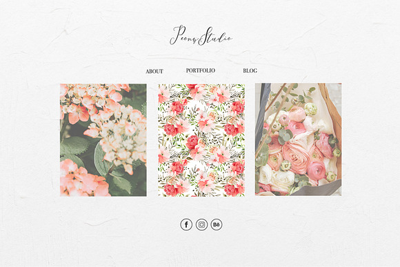Dainty Blossom Collection in Illustrations - product preview 2