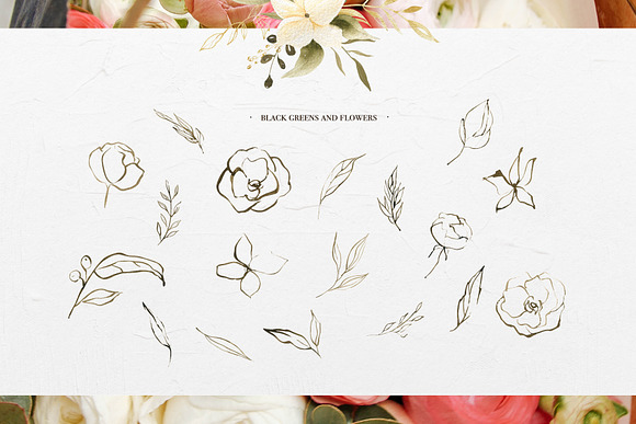 Dainty Blossom Collection in Illustrations - product preview 10