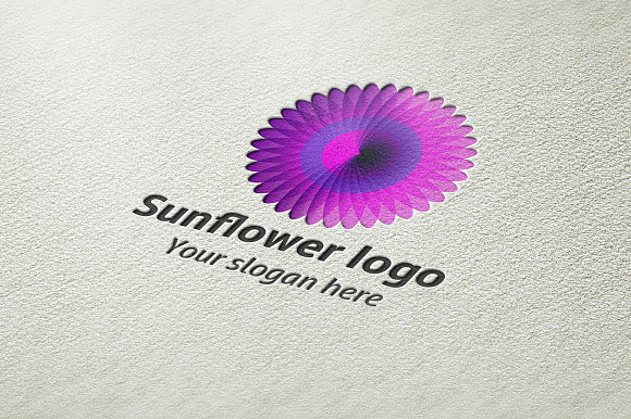 Sunflower Logo in Logo Templates - product preview 3