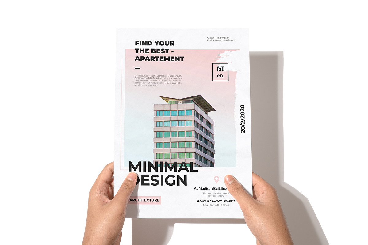 Minimal Real Estate Event Flyer in Flyer Templates - product preview 8
