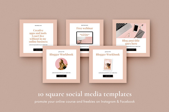 Lead Magnet Marketing Bundle | CANVA in Pinterest Templates - product preview 5