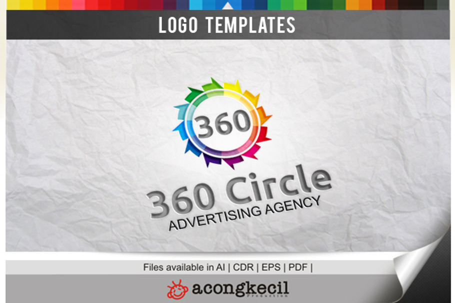 360 Circle in Logo Templates - product preview 8