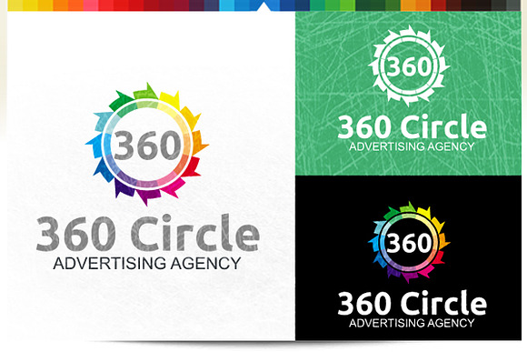 360 Circle in Logo Templates - product preview 1
