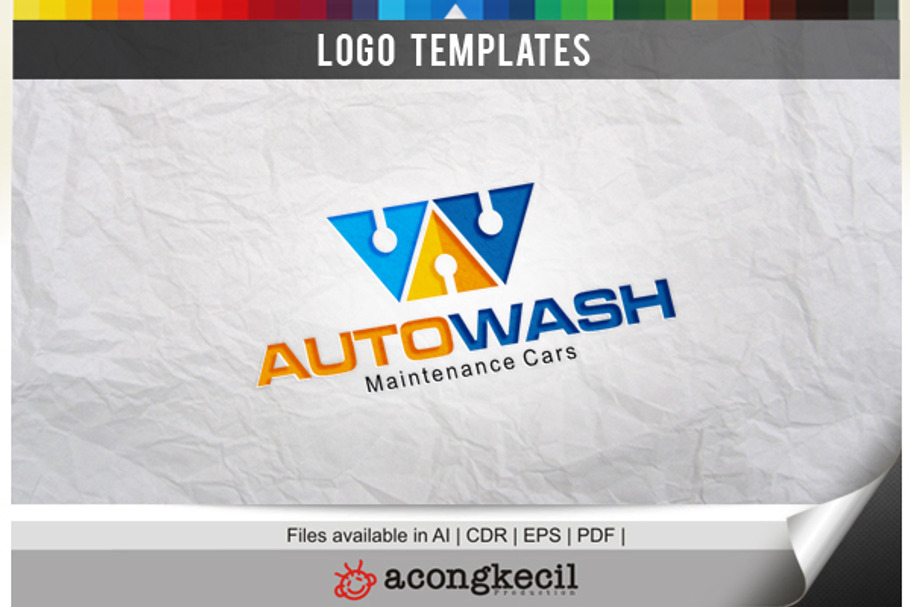 Auto Wash in Logo Templates - product preview 8