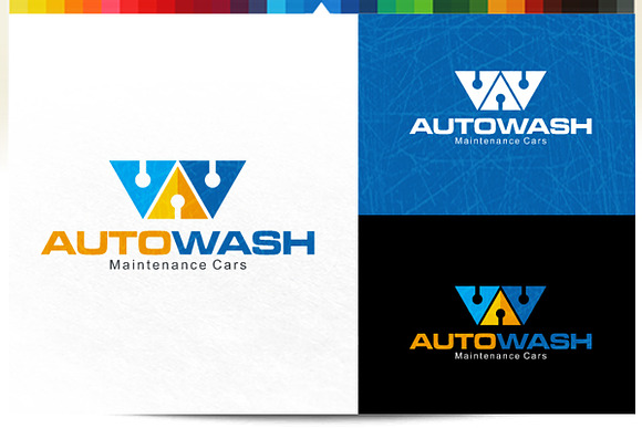Auto Wash in Logo Templates - product preview 1