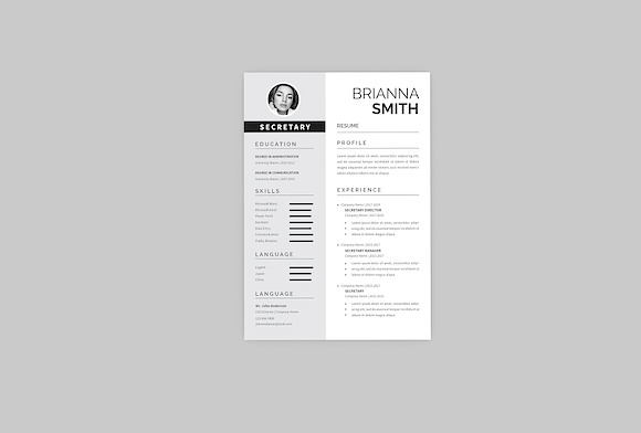 Cover Letter Resume Designer in Resume Templates - product preview 1