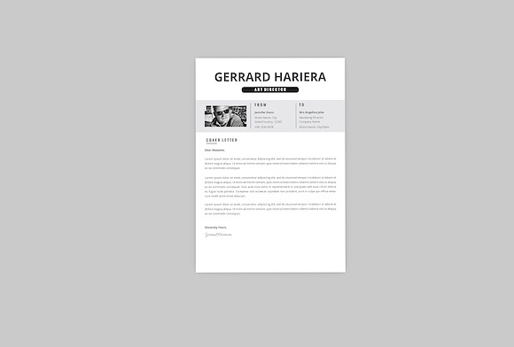 ART Director Resume Designer in Resume Templates - product preview 1