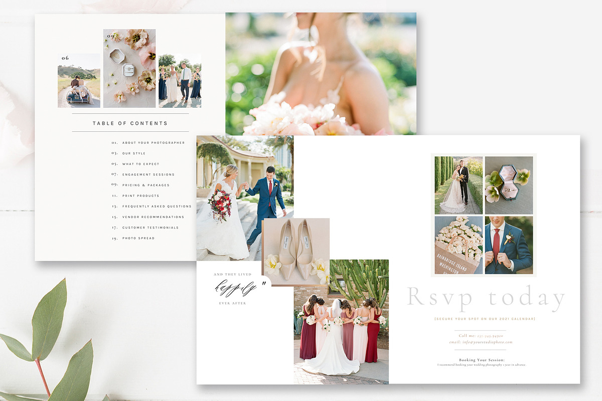 Wedding Photography Magazine PSD in Magazine Templates - product preview 8