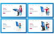 Self order kiosk homepages set