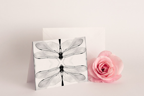 A2 Invitation greeting card mockup in Print Mockups - product preview 4