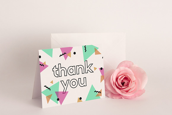 A2 Invitation greeting card mockup in Print Mockups - product preview 6