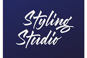 Styling Studio vector lettering