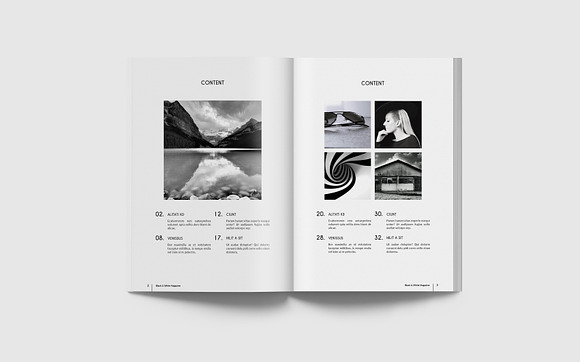 Simple & Clean Magazine Template III in Magazine Templates - product preview 1