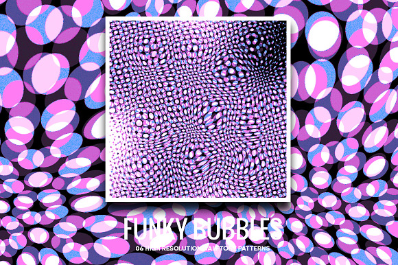Funky Bubbles in Patterns - product preview 1